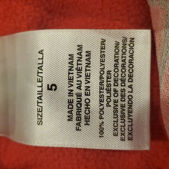 Boys Adidas red & black hooded sweatshirt size 5 - Picture 3 of 4